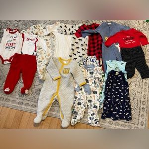 14 pc pj and little outfits